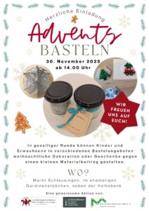 Adventsbasteln am Schleusinger Markt